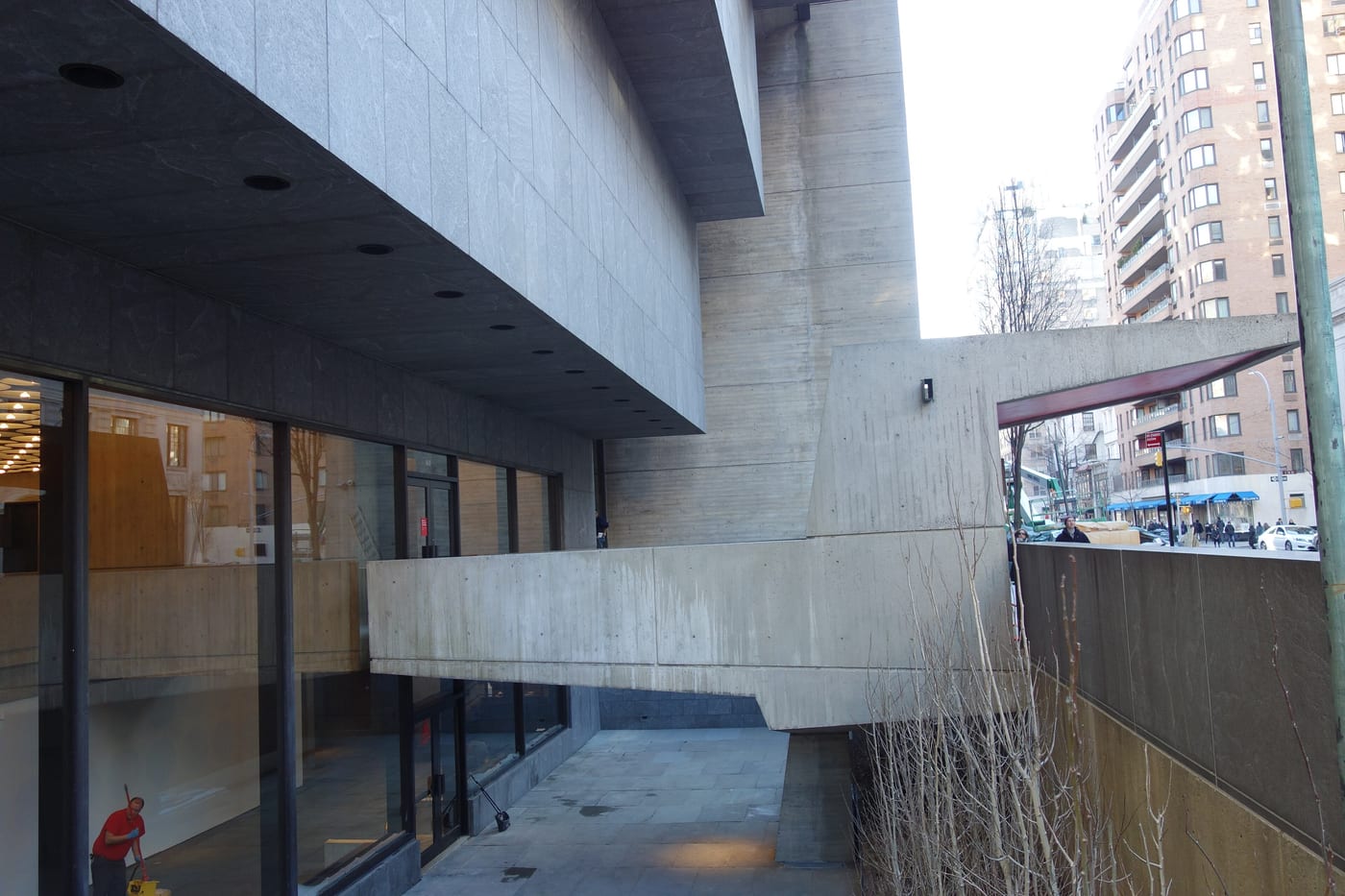 The Marcel Breuer-designed Whitney Museum building at 945 Madison Avenue, New York. Sotheby's purchased the building in 2024 as its new New York headquarters. The 18 November 2025 Lauder Collection sale ran inside this venue under the post-ADQ ownership structure.