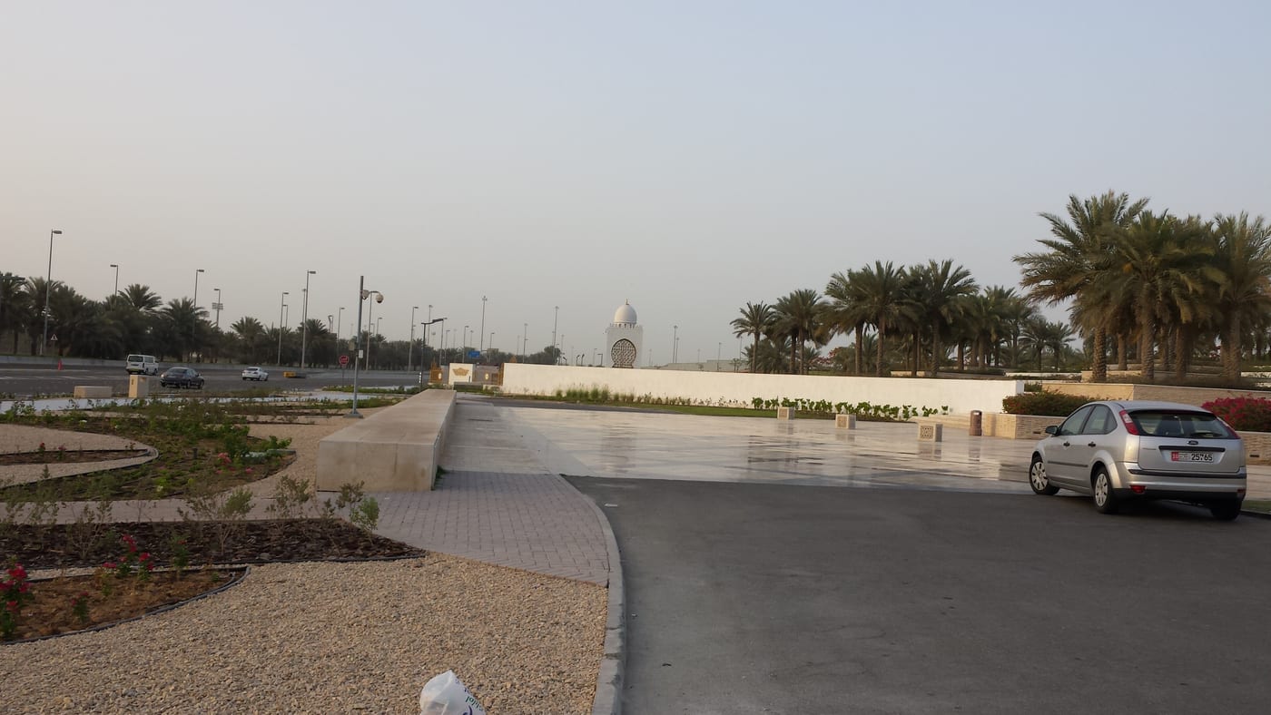 Sheikh Zayed Grand Mosque in Abu Dhabi. The civic-cultural infrastructure spine of the Abu Dhabi cultural-economy programme that ADQ's 2024 Sotheby's investment is layered into.