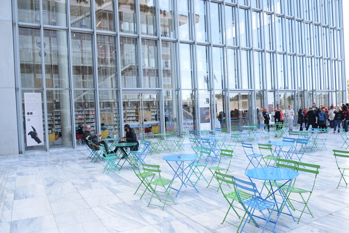 The Stavros Niarchos Foundation Cultural Center in Athens, designed by Renzo Piano, photographed in early 2024. The institutional anchor of southern Athens that sits adjacent to the Ellinikon project and the Athens Riviera buyer corridor.
