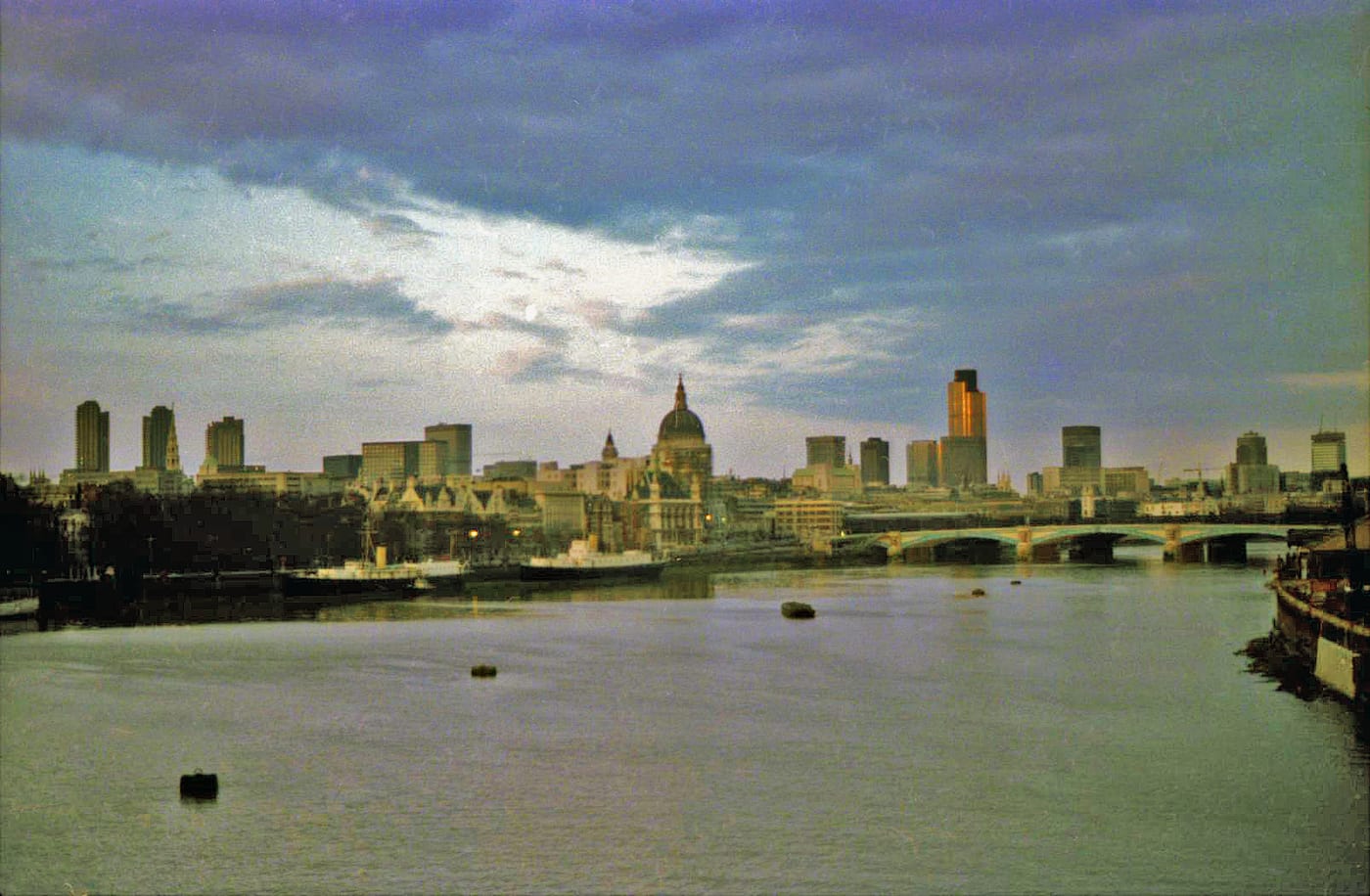 St Paul's Cathedral and the City of London skyline. The operational seat of Apeiron Investment Group, Christian Angermayer's family office and the structural anchor behind atai Life Sciences and AtaiBeckley.